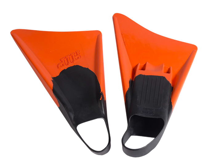 Vinnen bodyboard asymmetrisch oranje/zwart 